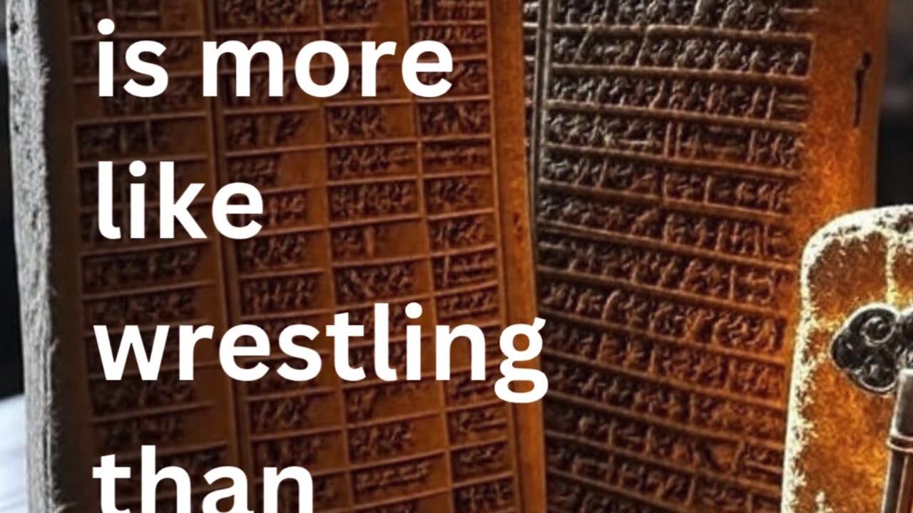 the art of living is more like wrestling than... I wisdom I motivation