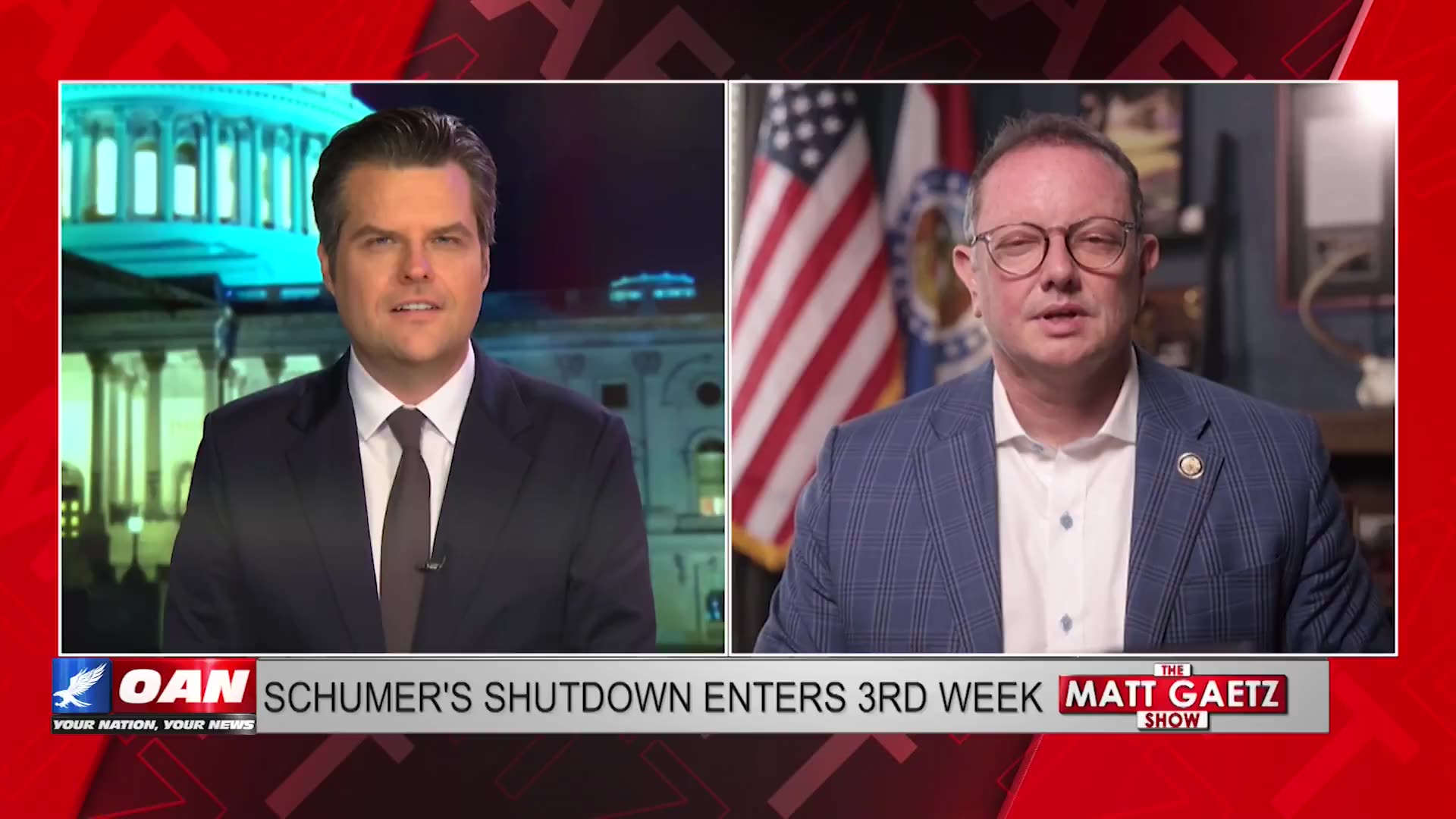 ⚡Rep Eric Burlison: “We might be in for a protracted shutdown.”