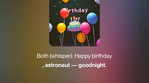 Birthday Orbit