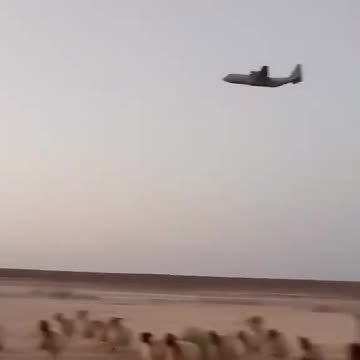 Two C-130H Hercules crossed Sweida province in south Syria
