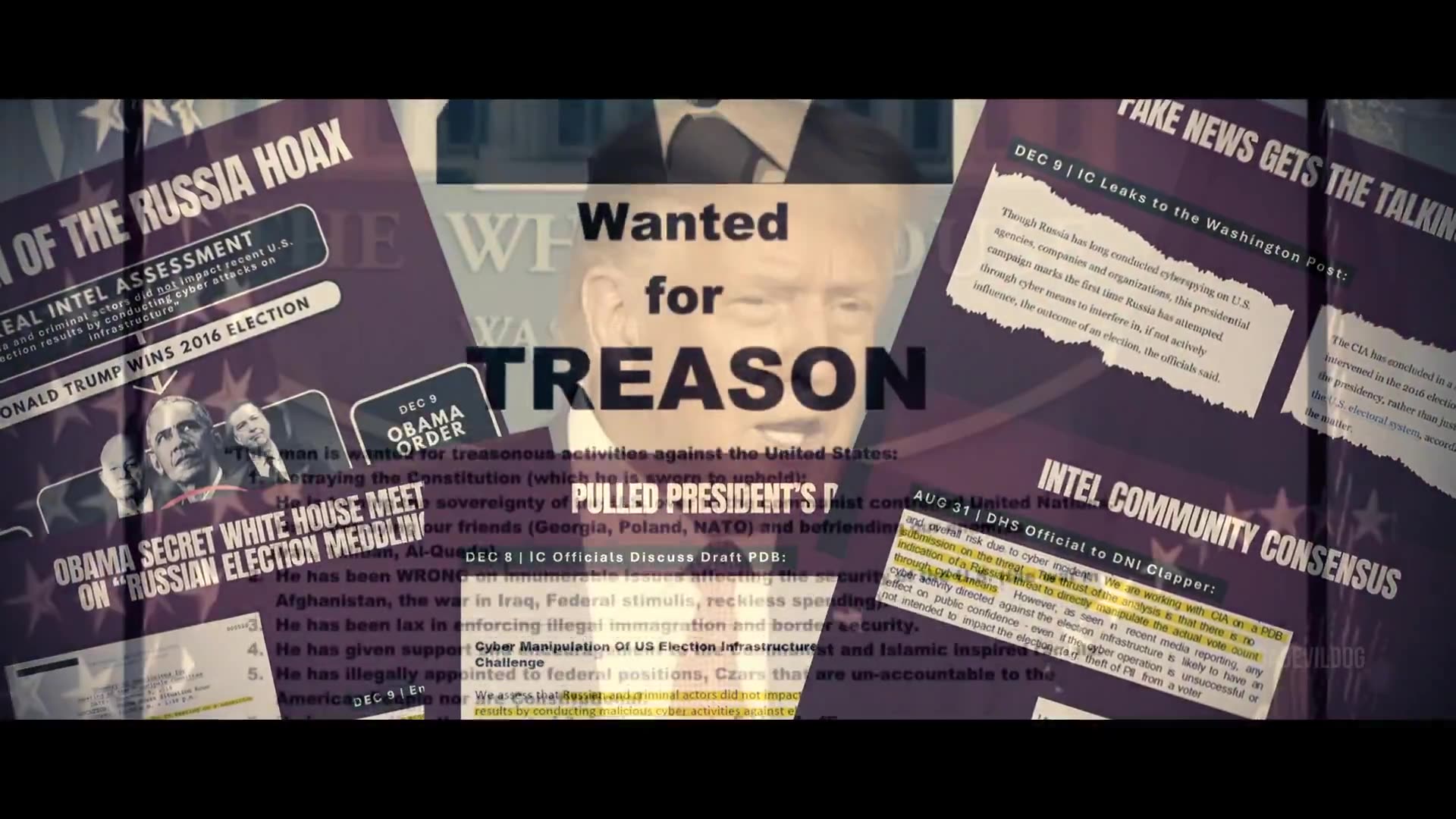 President Trump: Theyve been caught red-handed. TREASON