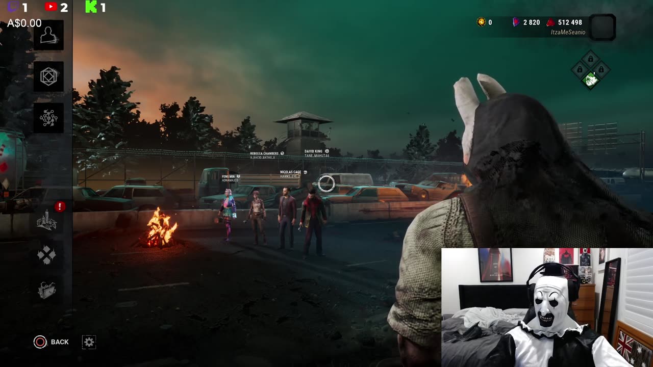 Playing Dead by Daylight as Art the Clown