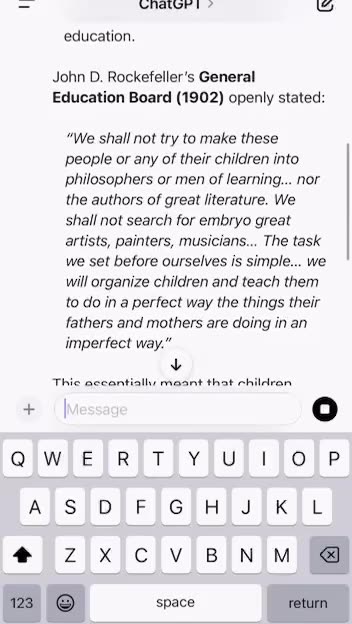 Chat GPT: “Can you explain how Carnegie and Rockefeller...destroyed the nuclear family?