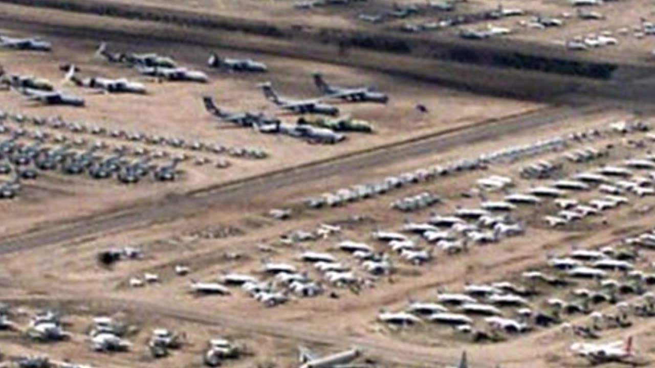 Graveyard of fighter jets