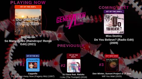Generation Dance Radio - EDM, Dance, Eurodance, Trance, House, Hands up