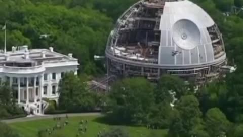 What if Trump built this next to the white house