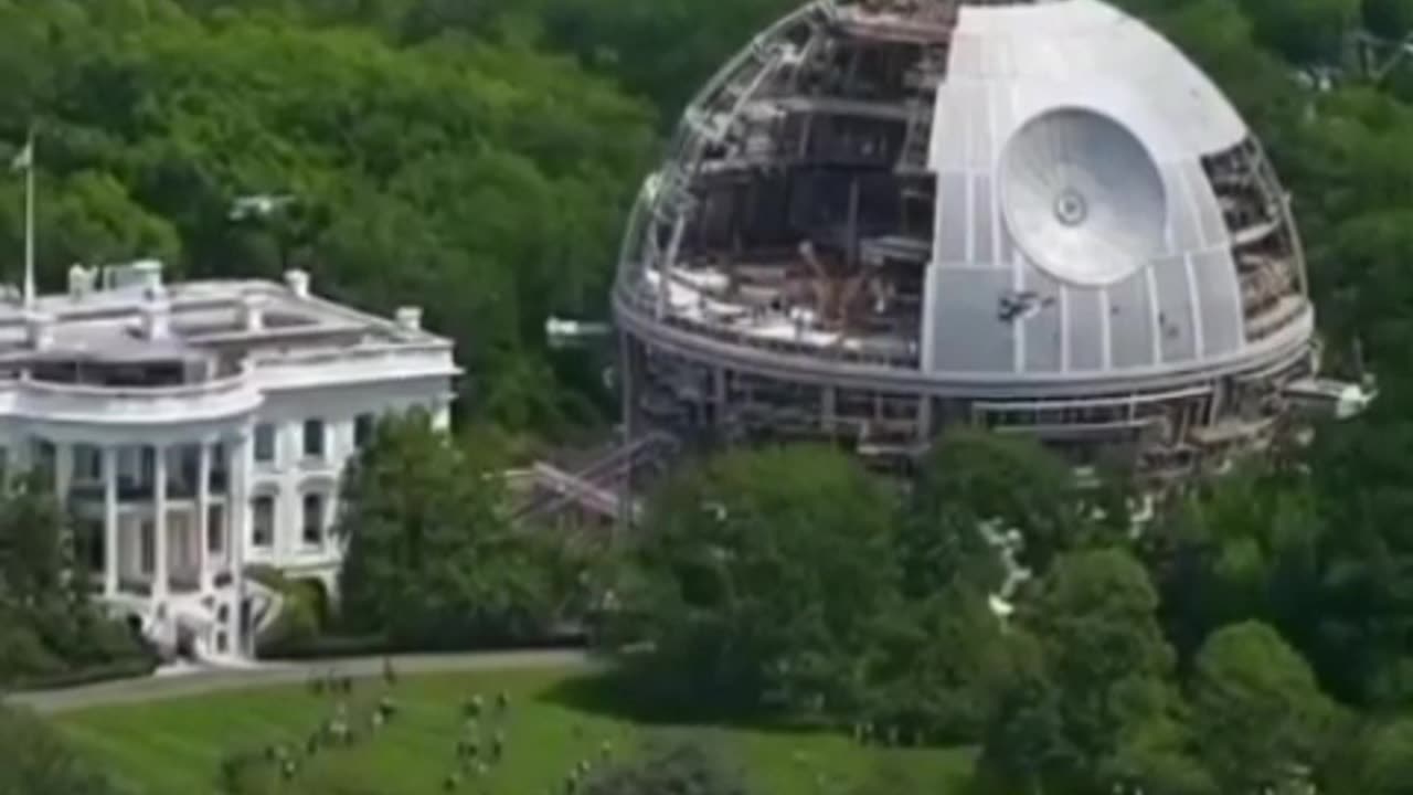 What if Trump built this next to the white house