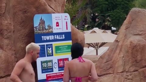 Best Water Park Swimming Pool And Water Slide AquaWorld Dream Holiday🧜‍♀️ #swimmingpool #aguaworld
