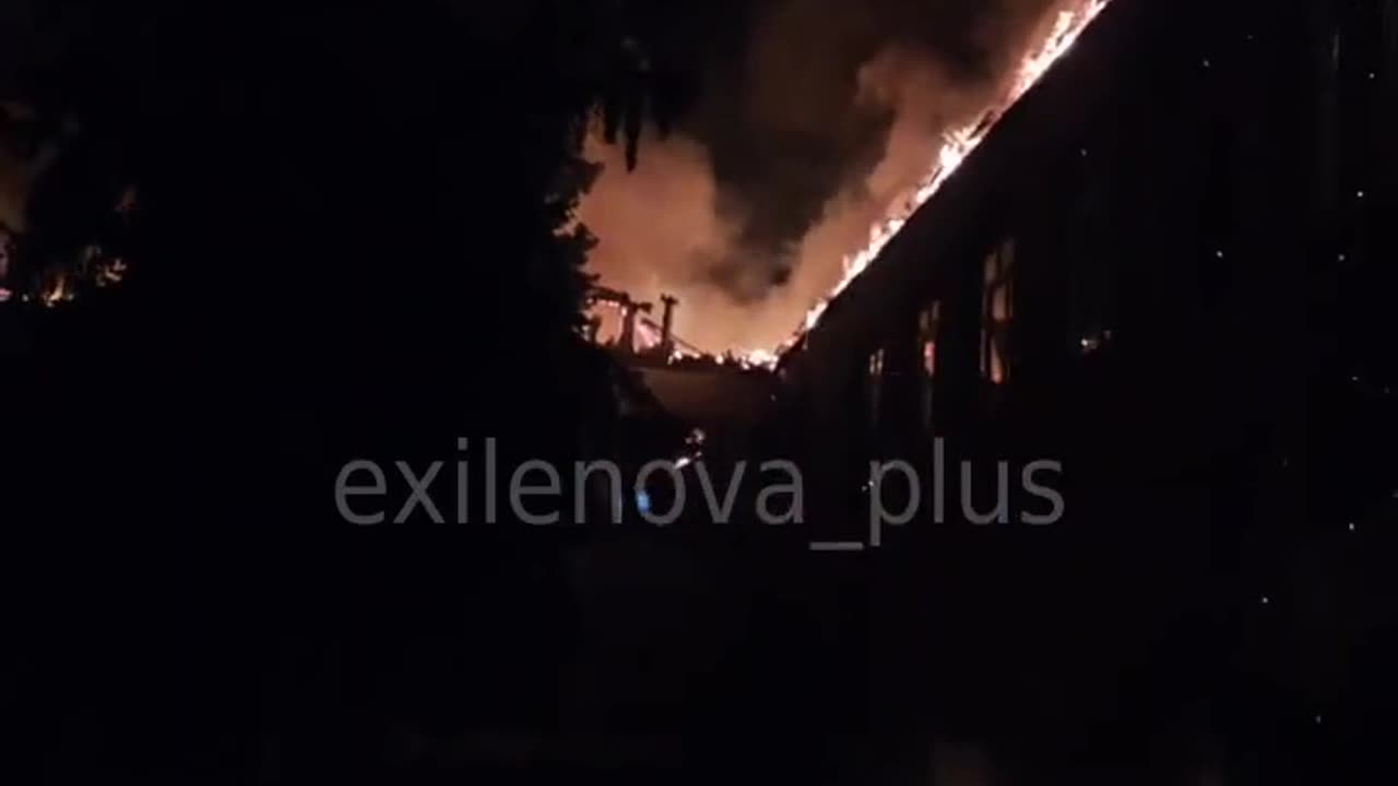 🔥🔥🔥 Yenakiyeve, large-scale fire after UAV attack.