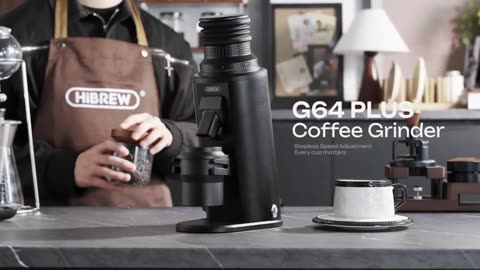 HiBREW G64Plus Coffee Grinder The Heart of Your Perfect Cup by HiBREW