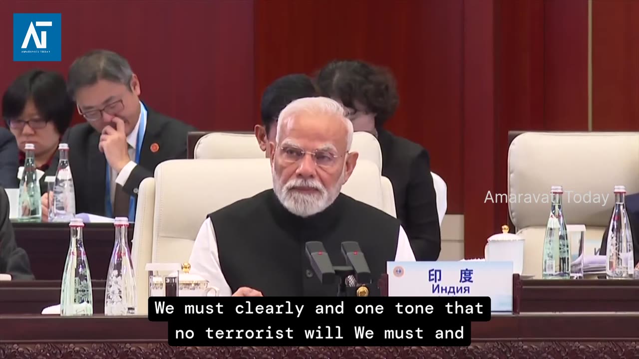 PM Modi at SCO Summit: Terrorism, Connectivity & Reform | India-China | Amaravati Today
