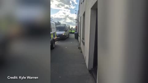 Seven men arrested after armed counter terror police conduct raids