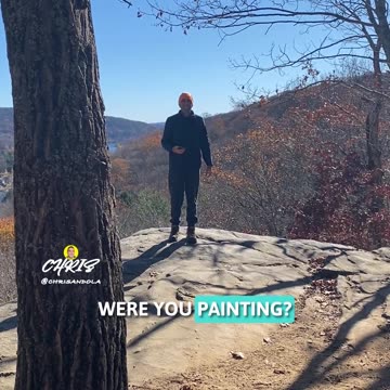 LIKE A BOB ROSS PAINTING!