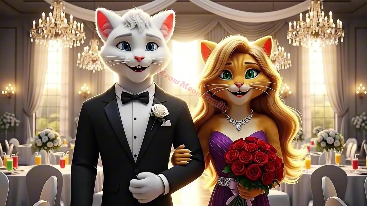 😿 The Kitten’s Guitar Was Destroyed by Two Evil Cat Sisters! 🎸💔#aicutecat #catvideos |