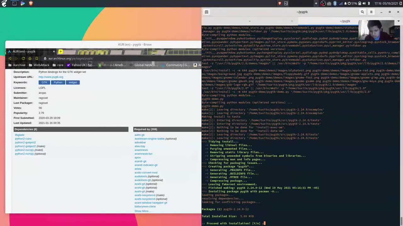 git clone and install mirage