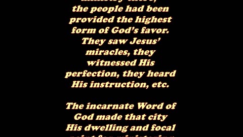 Matthew 11:23- Daily Bible Verse Commentary