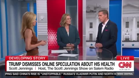 Trump Dismisses online Speculation about his health