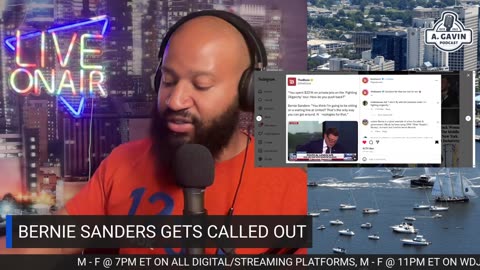 The Arrington Gavin Show "BERNIE SANDERS GETS CALLED OUT"