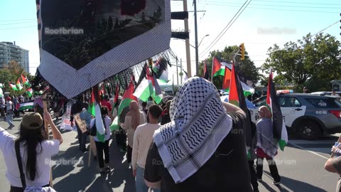 Scarborough Rally - Stop Funding Genocide - Just Stop - Lawrence and Warden