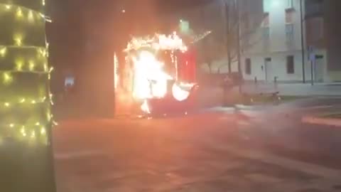 Someone who hates Christmas set fire to Santa Claus's house in Scandiano, Italy