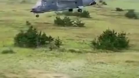 Helicopter’s Propeller tip vortices made visible by condensation
