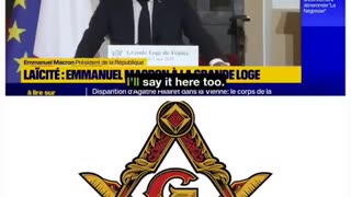 Macron stated that Freemasonry is leading a vital struggle for the benefit of humanity