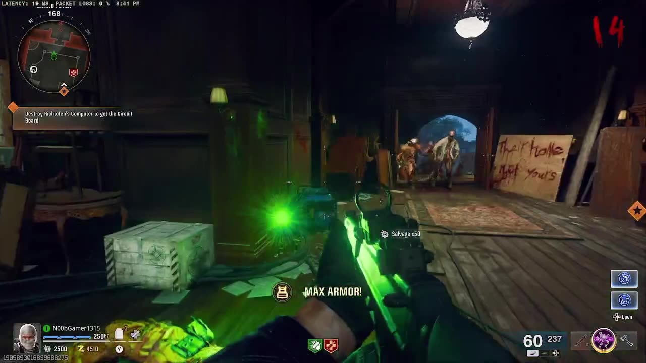 Call of Duty Black Ops 6 No Commentary Solo Round Based Zombies PvE Shattered Veil 74th Game