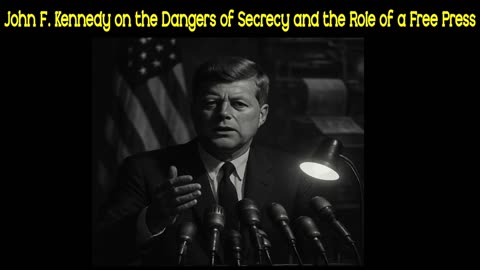 John F. Kennedy on the Dangers of Secrecy and the Role of a Free Press