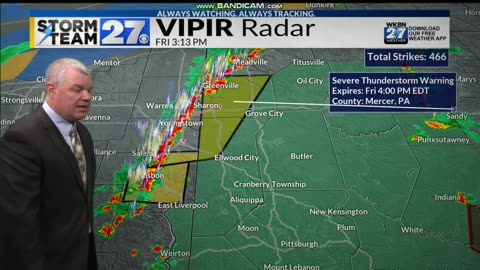 JUNE 27 2025 WKBN 27 FIRST NEWS TRACKING SEVERE WEATHER PART 1