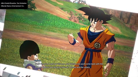 Dbz sparking zero Goku goes ssj in Saiyan saga gameplay