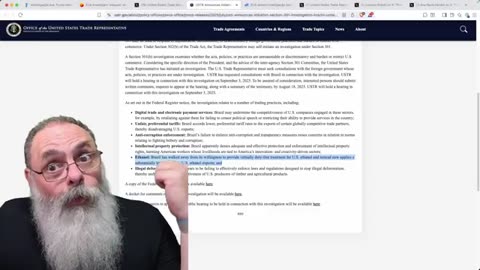 50% ? A porrada ainda será pior!: EUA INICIAM INVESTIGAÇÃO sobre ATAQUES a REDES SOCIAIS, CORRUPÇÃO e DESMATAMENTO no BRASIL
