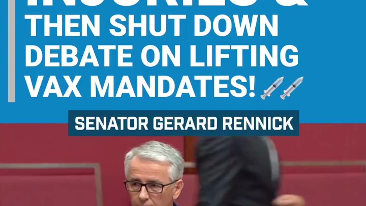 Australian Senator Gerard Rennick – Deaths Were Decreasing UNTIL the Vaccines – 140,000 Jab Injuries