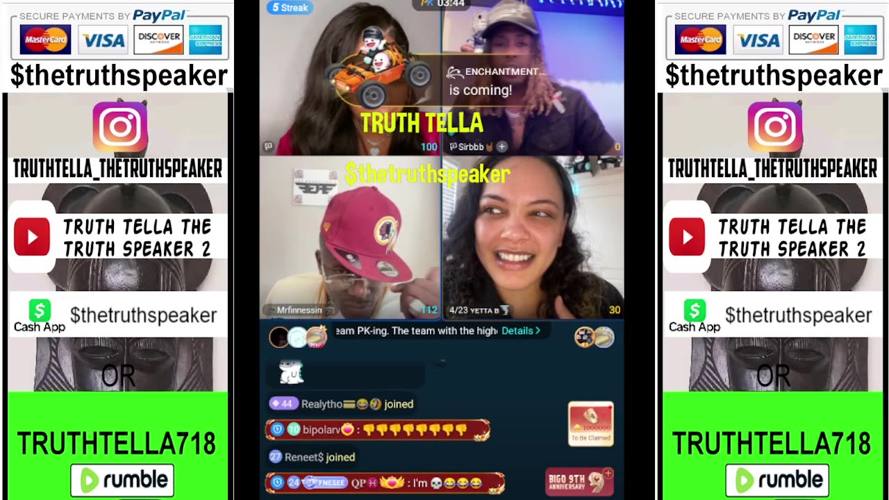 PYT, FINESSE, SIRBBB & YETTA TEAM PK GOES CRAZY WHEN YETTA GETS IN HER FEELINGS