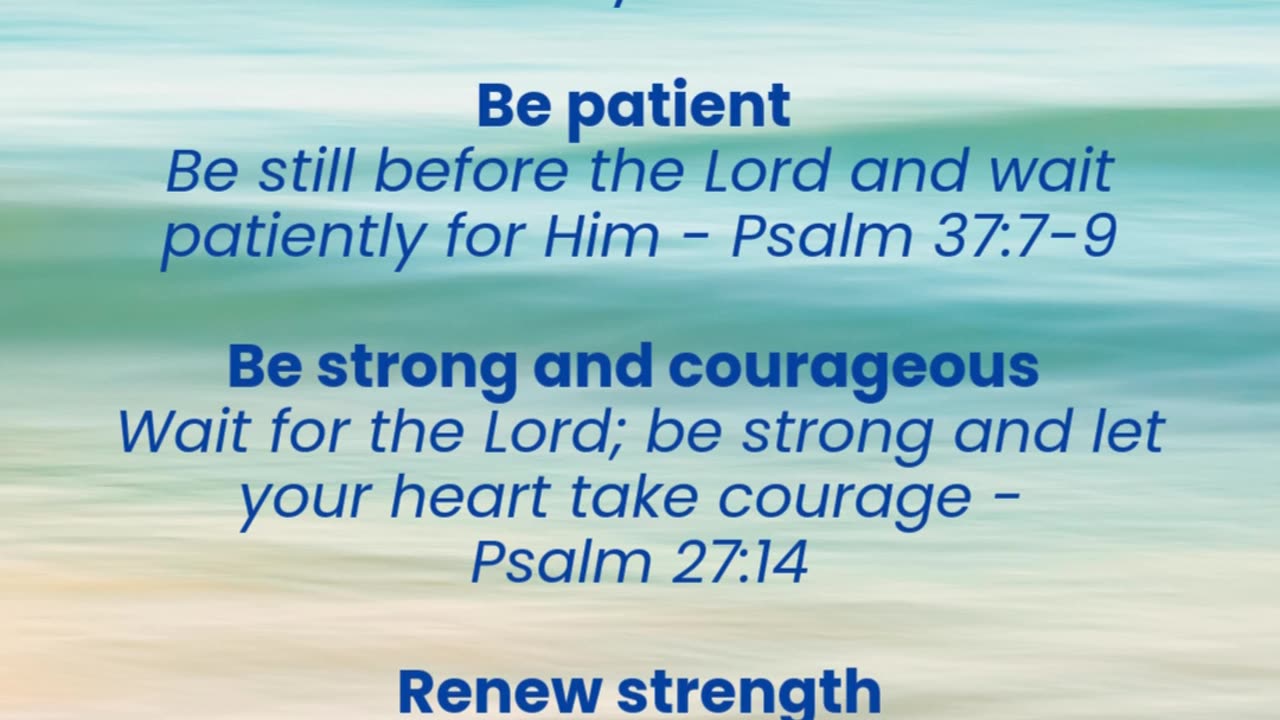 5 Tips while waiting on God