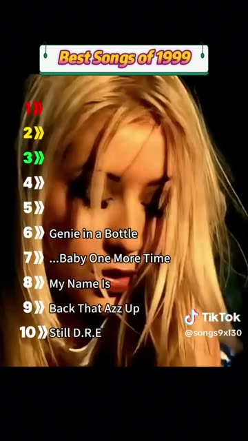 best songs of 1999