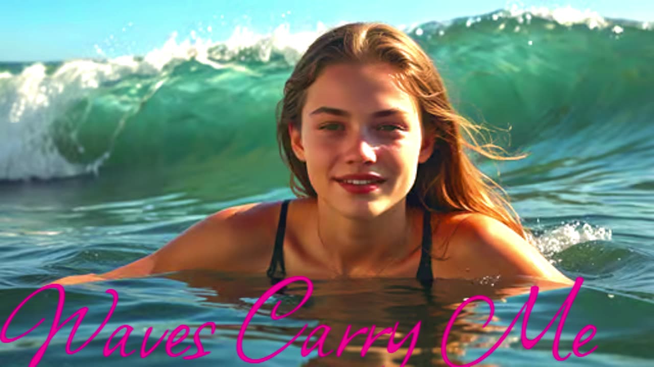 Electronic Music. Song Waves Carry Me..