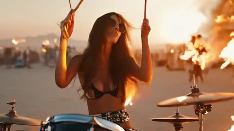 Hot Girls Desert Wind - Hard Rock Music (Official Music Video)