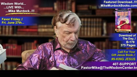Re-Air: Wisdom World LIVE With Mike Murdock..!!!