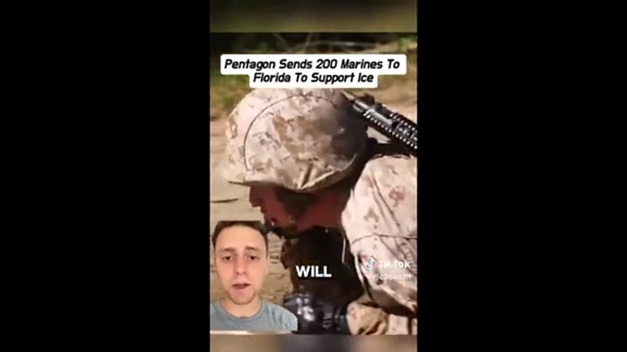 Marines supporting ICE ..