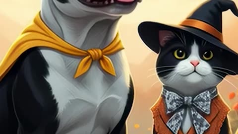 Deep breathing companion #anxietyrelief #halloween #lofimusic #calmingmusic #cat #lofihiphop