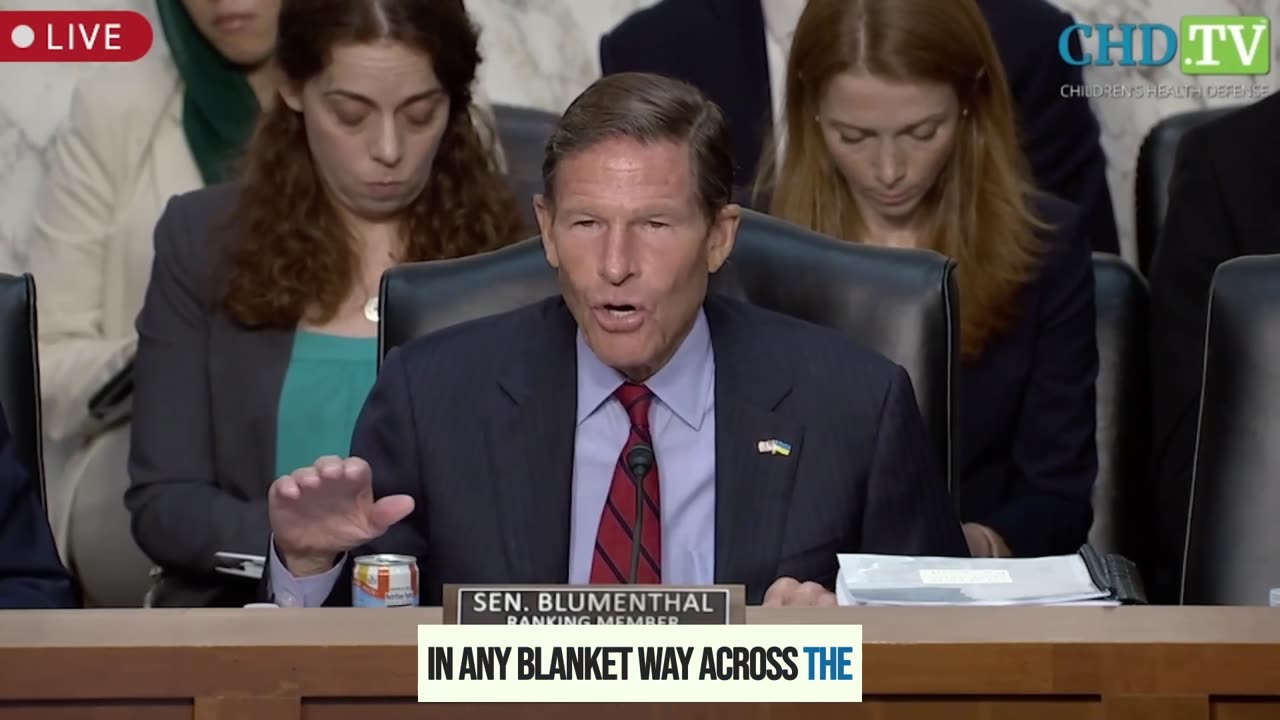 🚨MAJOR WARNING FROM SEN. BLUMENTHAL (D) 🚨