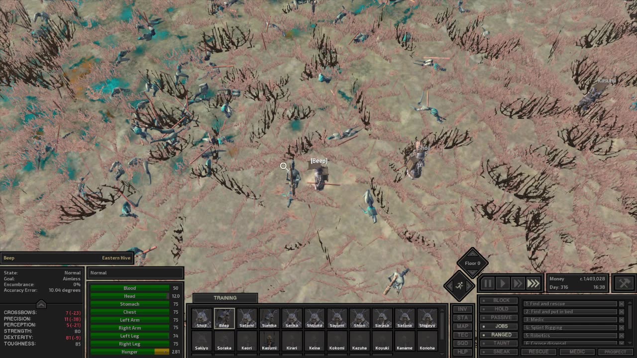 Shoji assembles on his journey. (SJ-48)