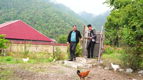 How to cook a Delicacy of Chicken and Rice? A tender recipe for PILAF cooked in the Village