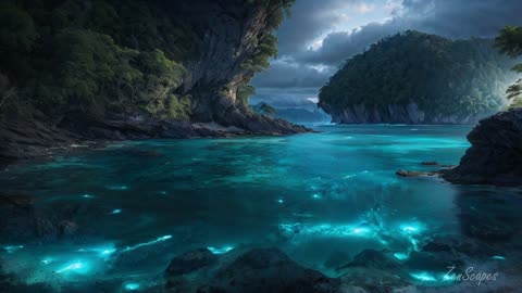 Pandora’s Glowing Oasis | Avatar-Inspired Tranquil Waters & Calm Music | ZenScapes