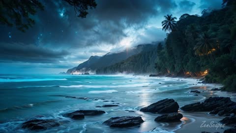 Pandora’s Glowing Oasis | Avatar-Inspired Tranquil Waters & Calm Music | ZenScapes