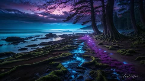 Pandora’s Glowing Oasis | Avatar-Inspired Tranquil Waters & Calm Music | ZenScapes