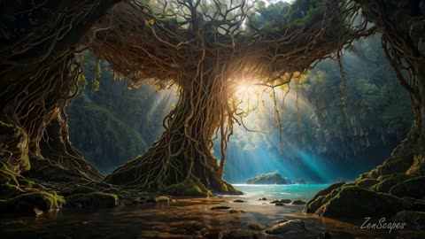 Pandora’s Glowing Oasis | Avatar-Inspired Tranquil Waters & Calm Music | ZenScapes