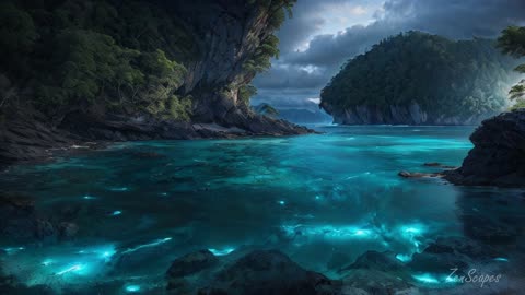 Pandora’s Glowing Oasis | Avatar-Inspired Tranquil Waters & Calm Music | ZenScapes