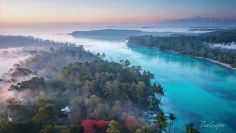 Pandora’s Glowing Oasis | Avatar-Inspired Tranquil Waters & Calm Music | ZenScapes