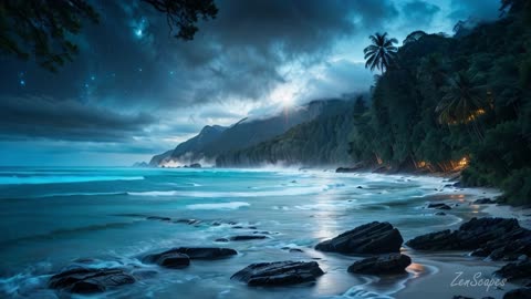 Pandora’s Glowing Oasis | Avatar-Inspired Tranquil Waters & Calm Music | ZenScapes